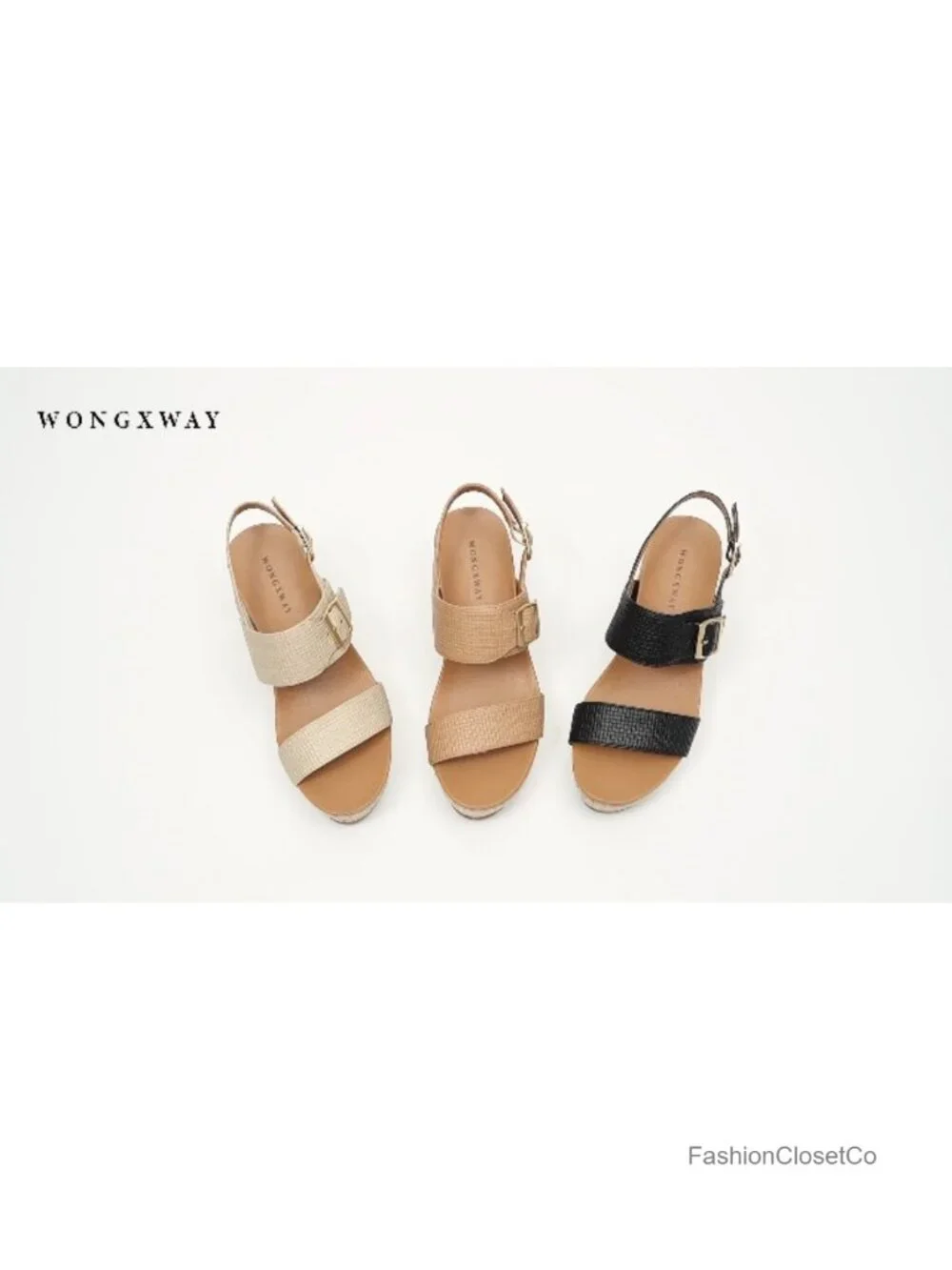 Women's Espadrille Wedge Sandals Slingback Heels Comfortable Summer